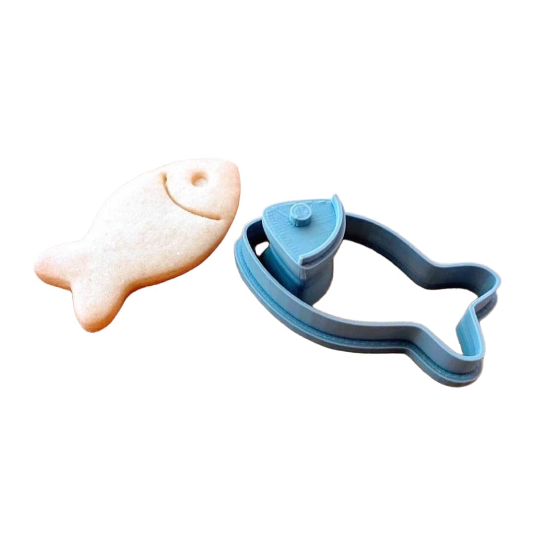 Amazon.co.jp: クッキー型 魚 さかな フィッシュ 型抜き スタンプ 動物